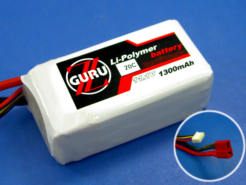 GBY31320 20C 1300mAh Lithium Polymer Battery(11.1V)