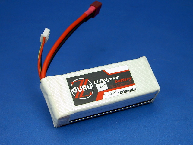 GBY31620 20C 1600mAh Lithium Polymer Battery(11.1V)