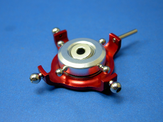 GS3-6205C CNC 90 degree Swashplate (Red 3mm)