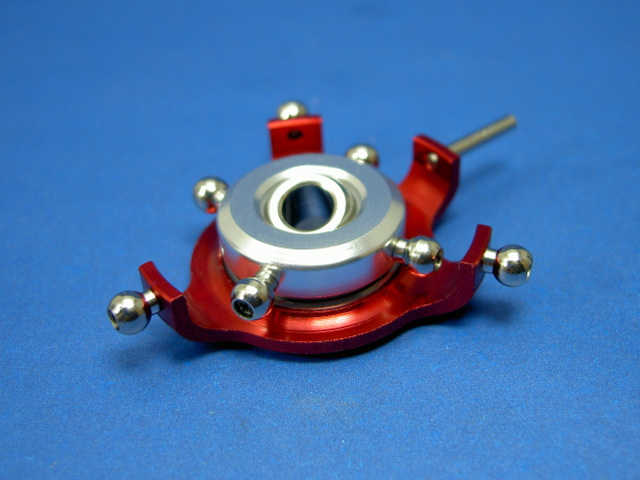 GS3-6206C 120 degree CNC Swashplate (Red 5mm)